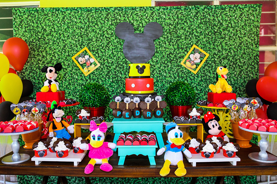 decoração de festa Disney