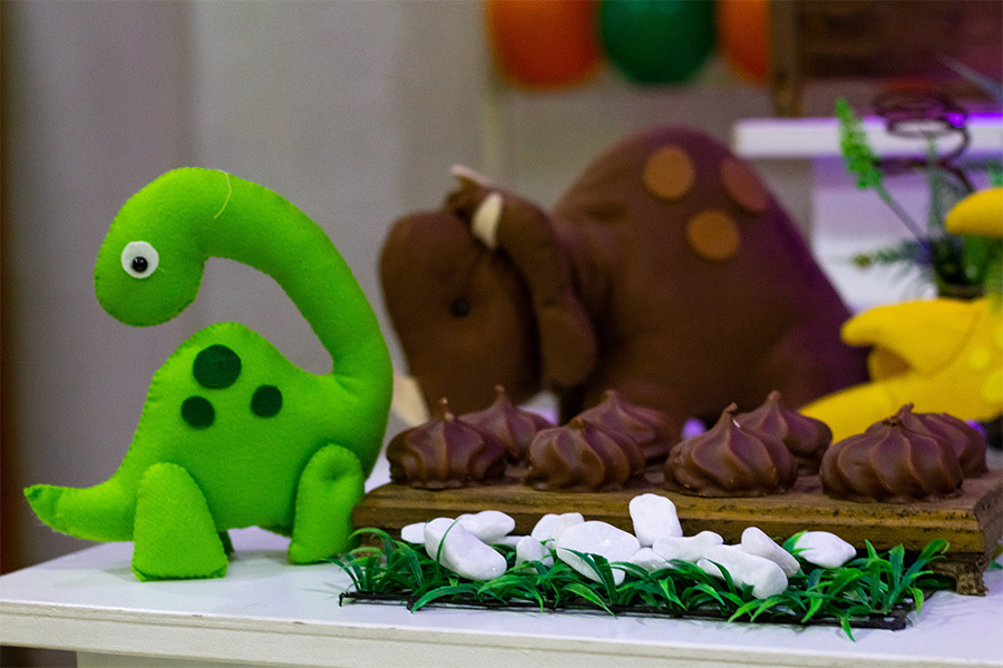 Decoração de festa dinossauro