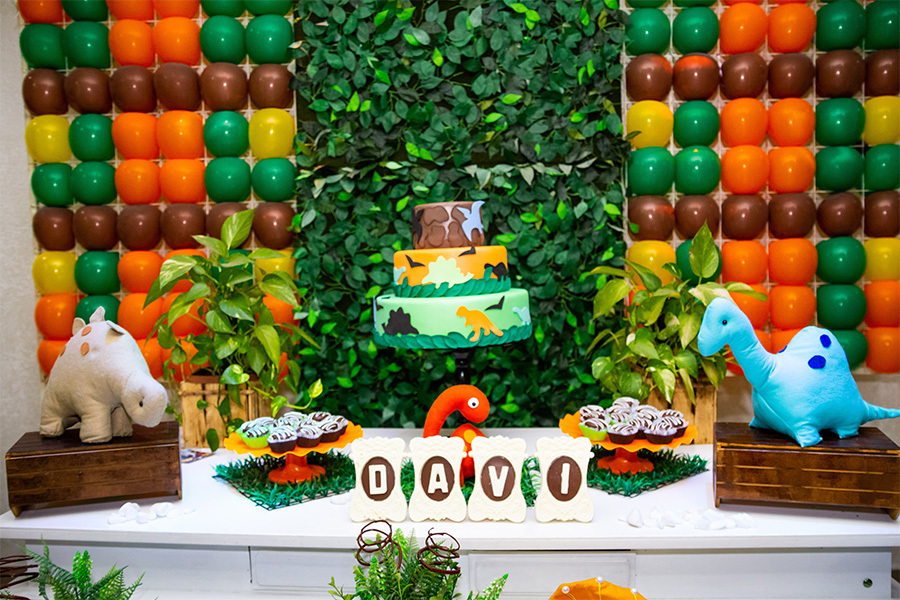 Bolo de festa de aniversário