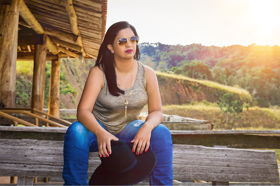 Foto no final da tarde