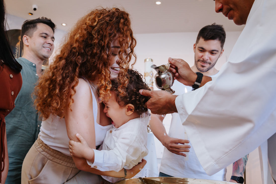 batismo da pia batismal do cristo redento cobertura fotografica