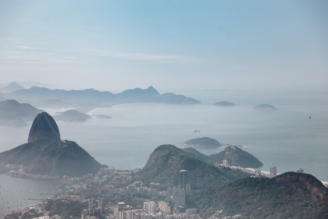pao de açucar visto do cristo redentor