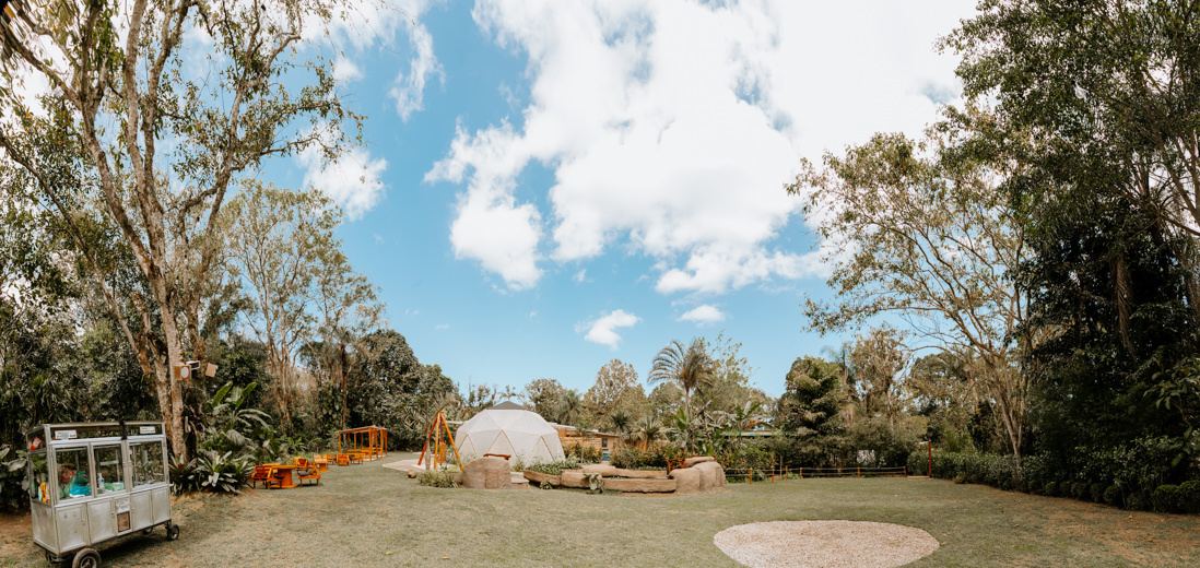 area verde do espaço jamboo em vargem grande rj