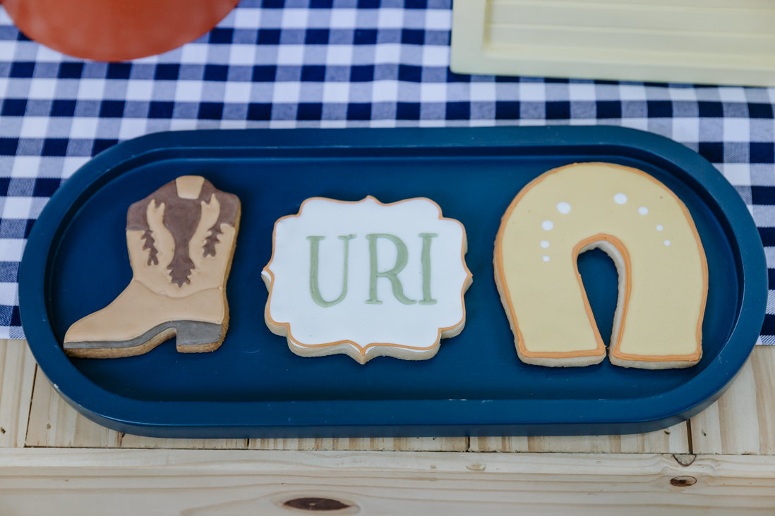 biscoitos decorado tema cowboy