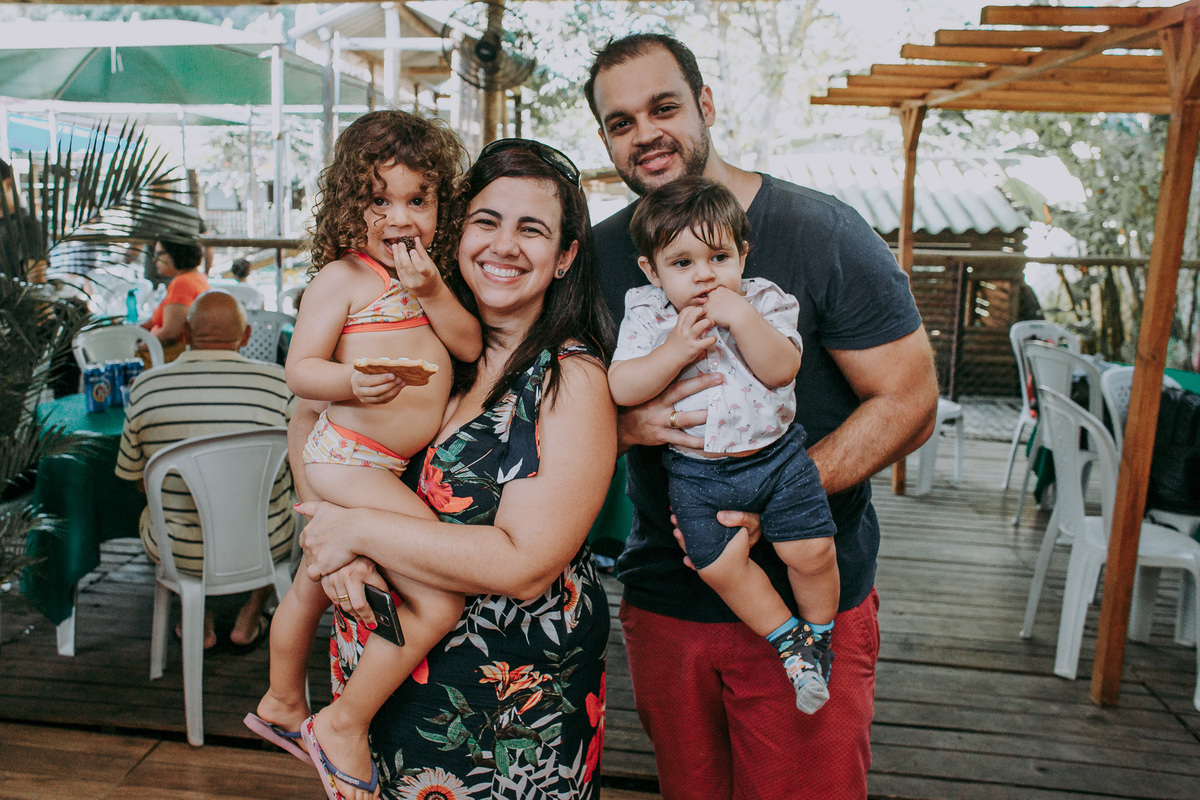 fotografia de convidados da festa infantil 