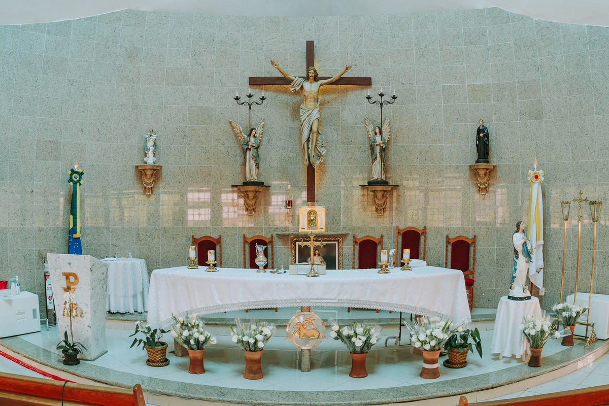 altar da Paróquia São Marcelino de Champagnat