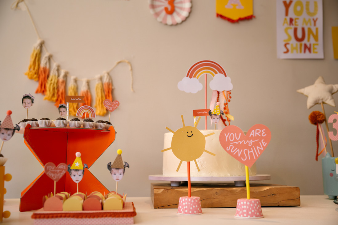 decoracao de festa tema sunshine raio de sol