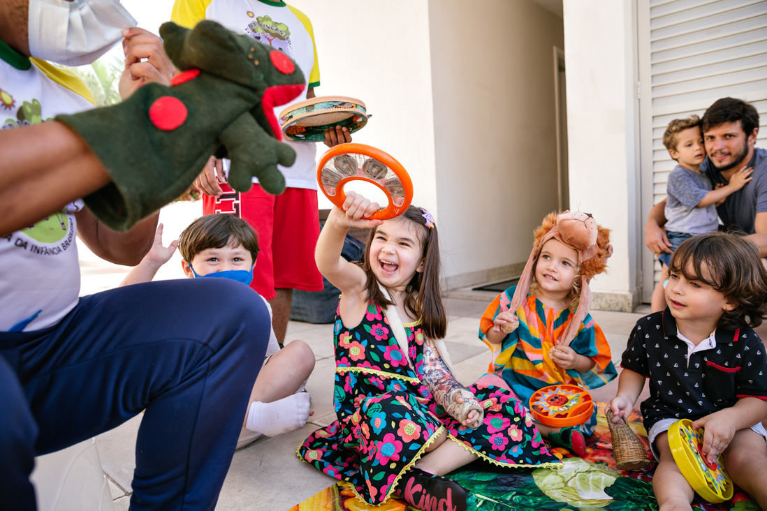 recreação da festa da Amora