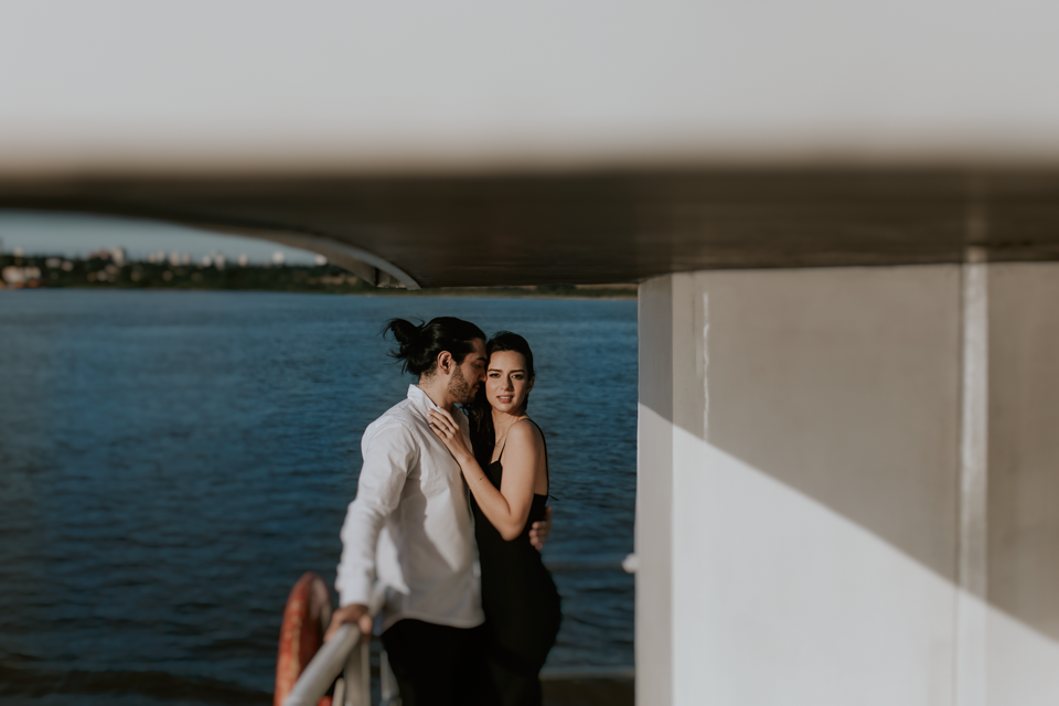 atardecer en el rio paraguay sajonia