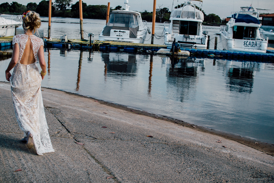 bodas en el rio - novias paraguay - boda en el Yacht y Golf Club Paraguayo - immaclé barcelona - cesar mongelos fotografia