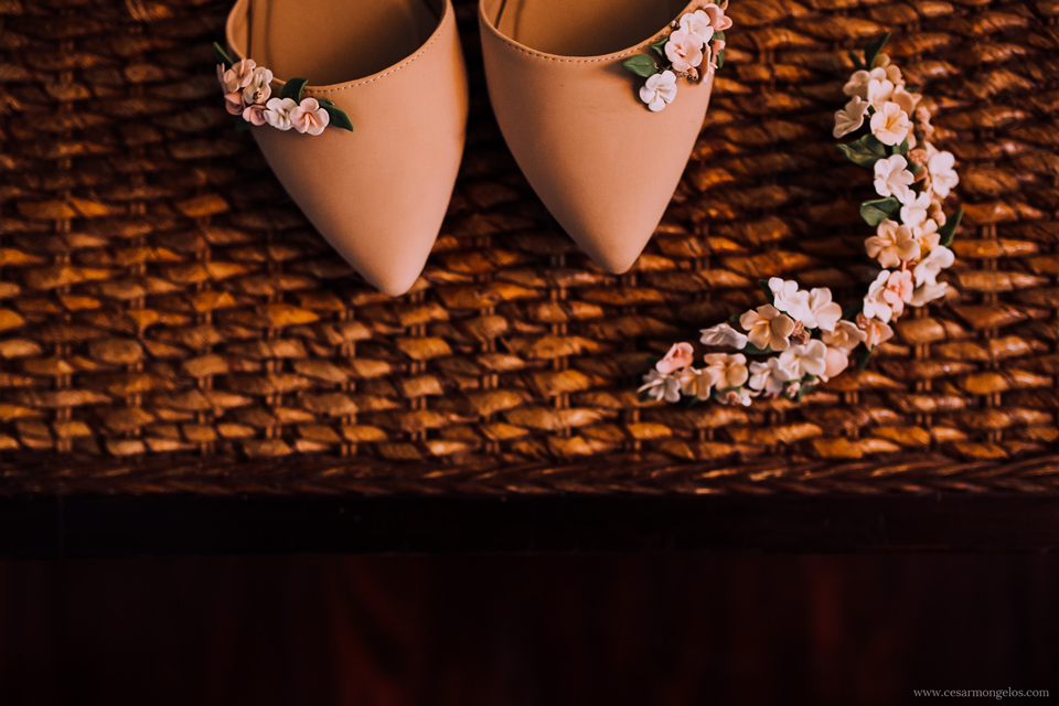 DETALLES ZAPATO DE NOVIA