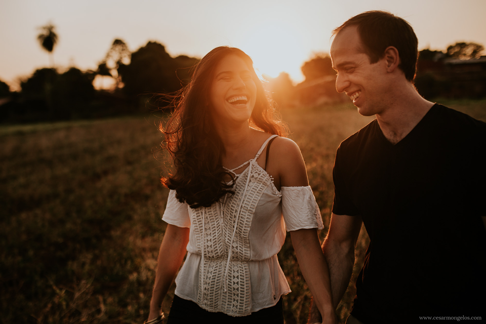 sunset wedding paraguay