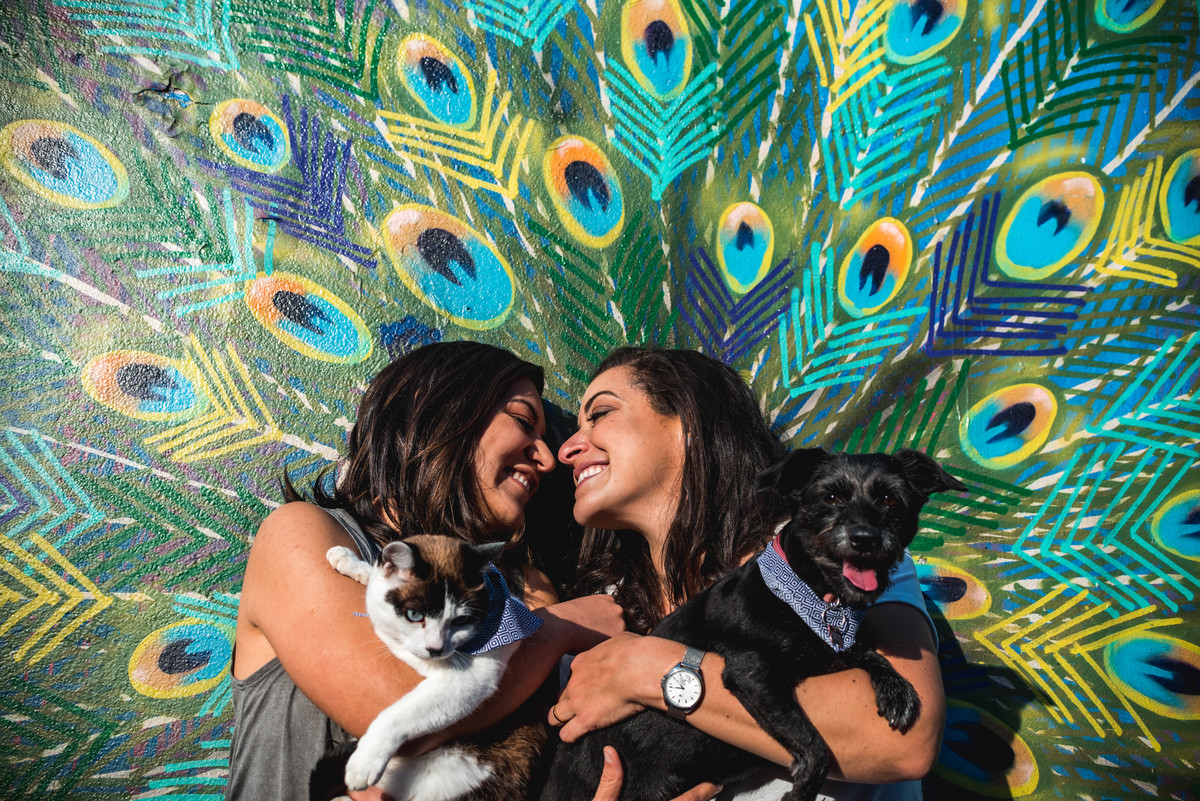 olhar apaixonado do casal