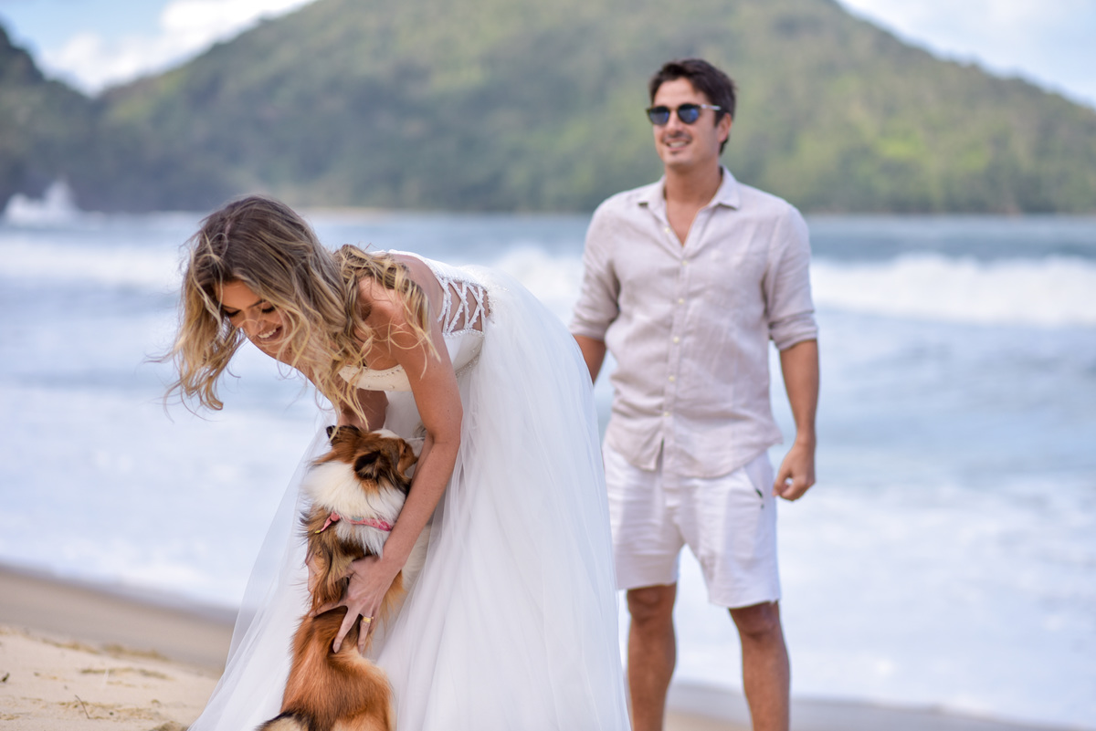 Francisco Sanini e Paola , praia vermelha, ubatuba, litoral norte