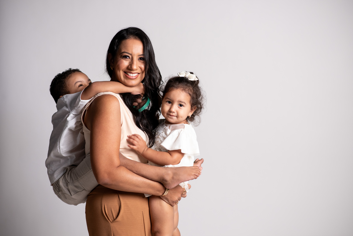 Sabrina, Benício e Manuela!