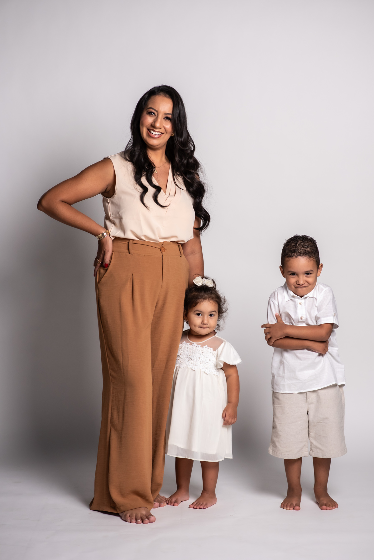 Sabrina, Benício e Manuela!