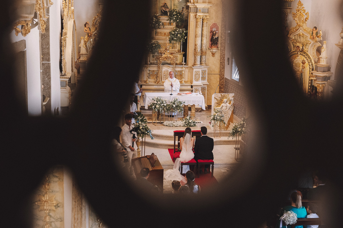 cerimonia na igreja