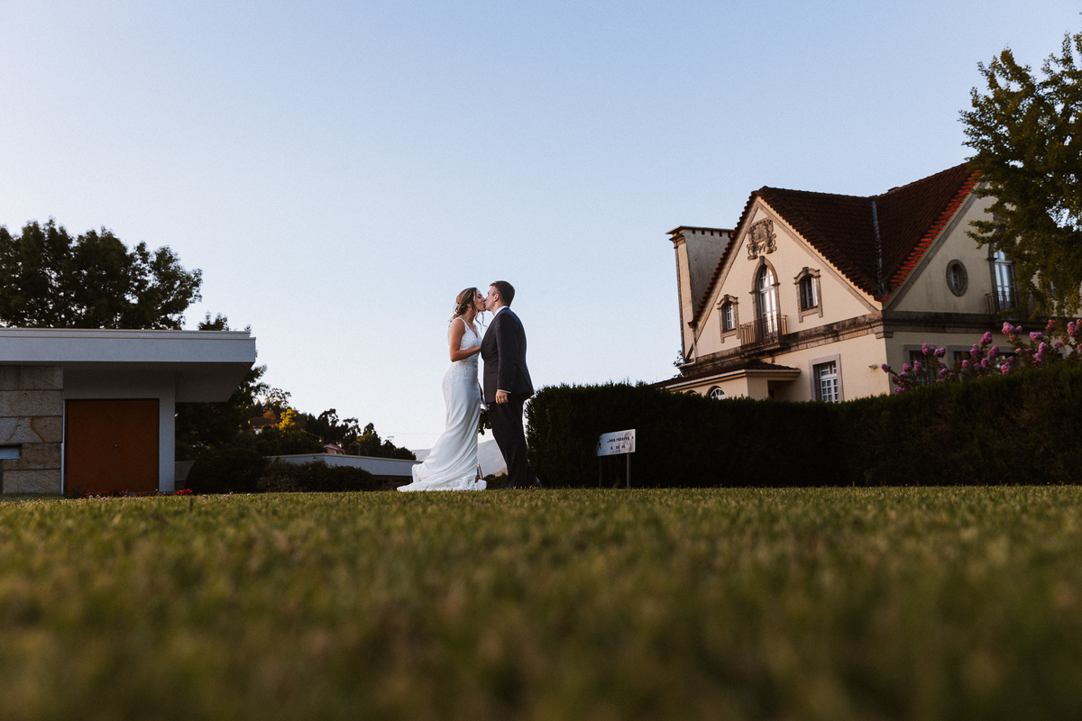 noivos na quinta de parada