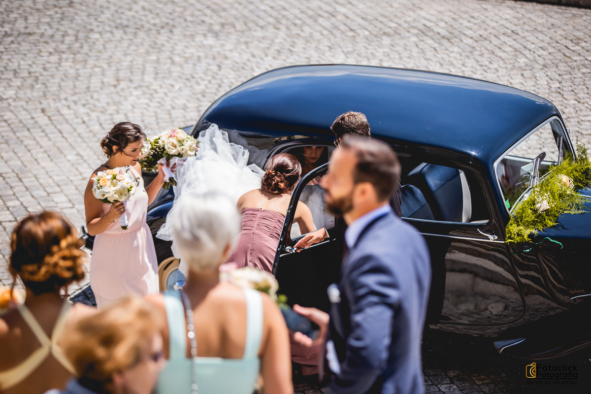 chegada da noiva ao santuario