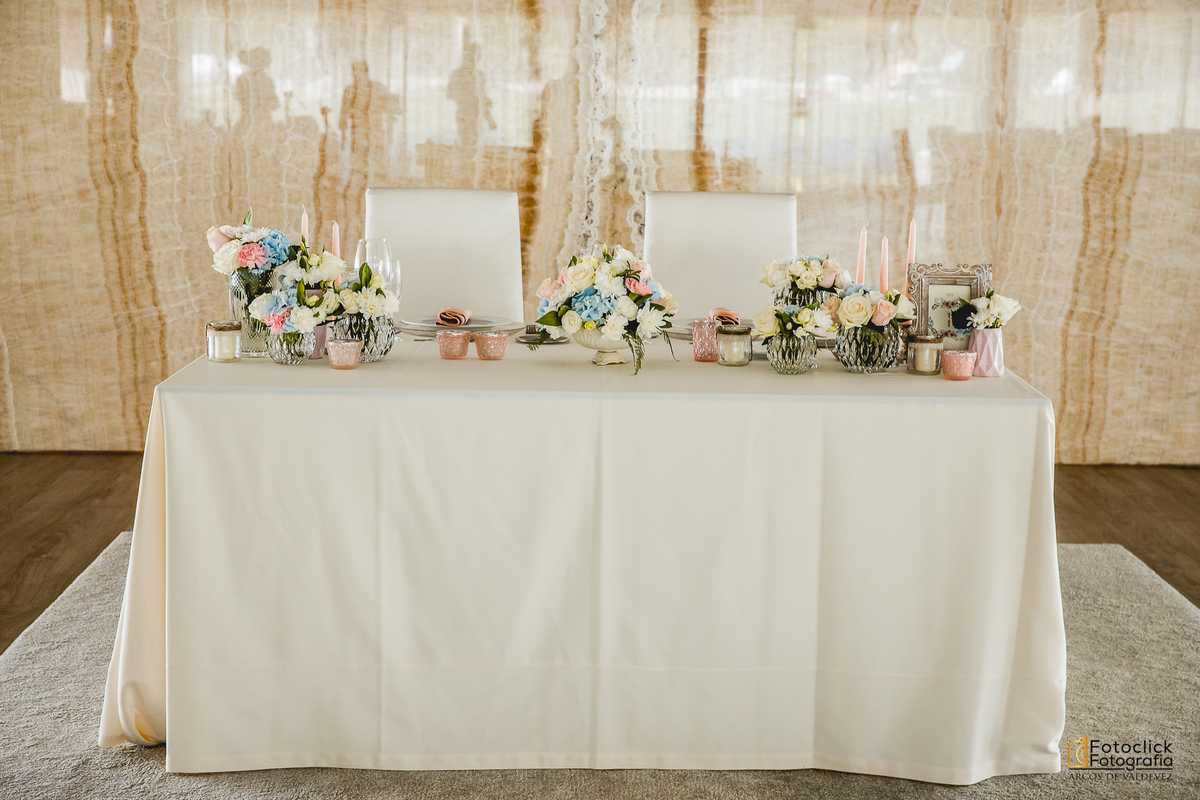 mesa dos noivos