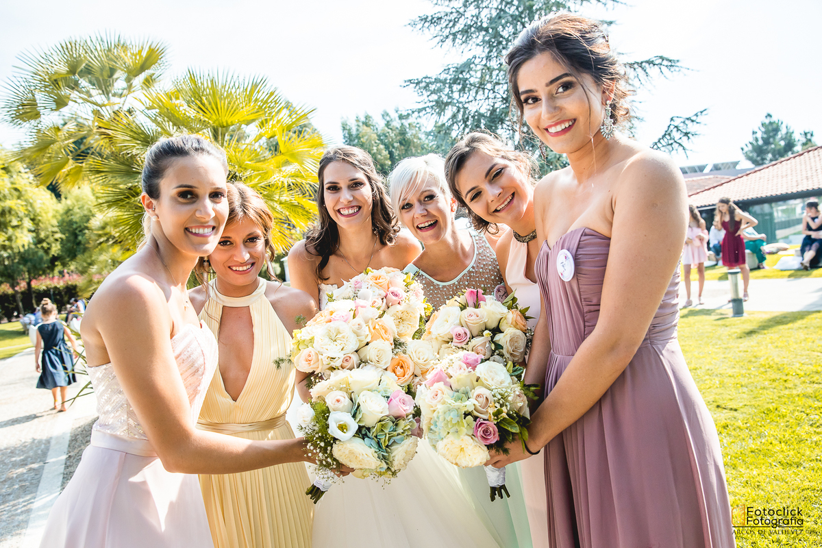 ramo da noiva e ramo das damas