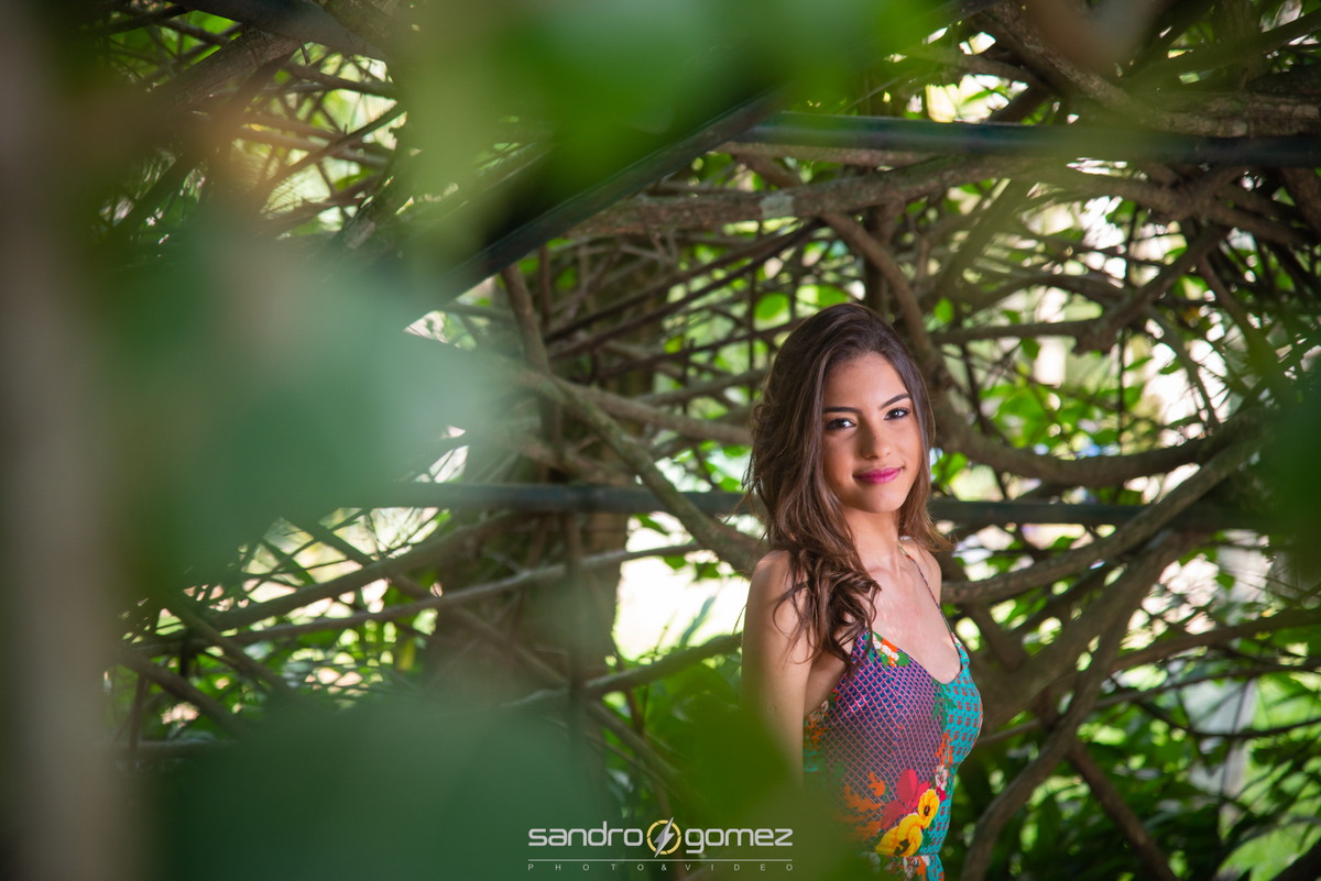 Ensaio Debut Julia Alfradique Jardim Botânico Rio de Janeiro - ramos