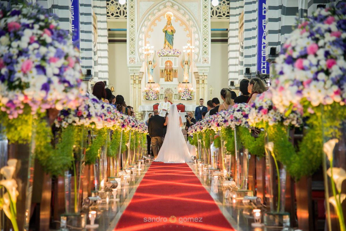 Casamento Vivi e Alex - Casa de Festas Elite Riachuelo - Rio de Janeiro igreja