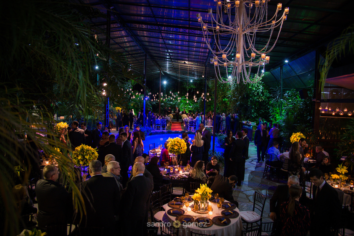 Casamento Danielle e Felipe - Quinta do Chapecó - Rio de Janeiro luzes