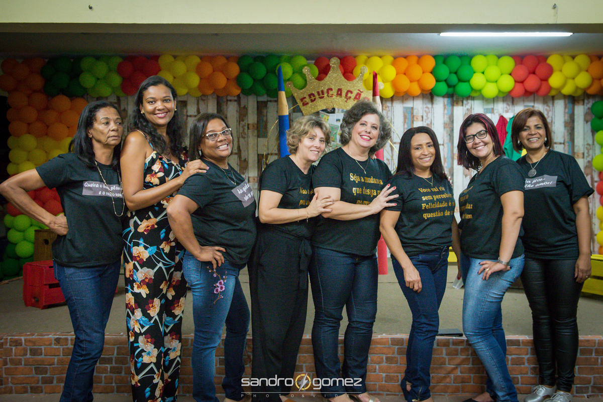 Formatura do Primeiro Ano do CCAT 2017 em Itaboraí - as tias