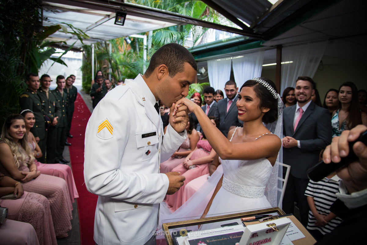 Casamento Bárbara e Artur - Palmier Hotel - Casa de Festas Recanto Verde - Colubandê - São Gonçalo - RJ