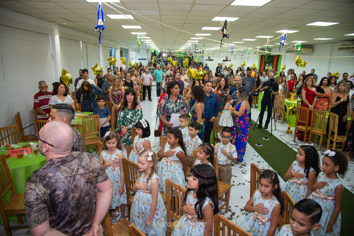 Formatura do primeiro ano do CESP - Centro Educacional Sanmartin Perez  realizado no Vera Gol - Itaboraí - RJ