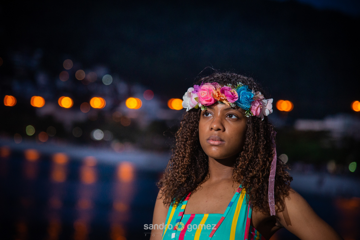 Ensaio Debut da Geovana Lucas realizado no Campo de São Bento e na Praia de Charitas - Niterói - RJ