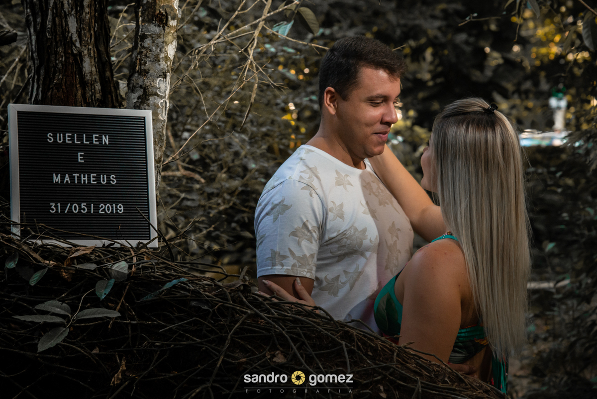 Ensaio Pré Wedding da Suellen Canero e do Matheus Almeida realizado no Parque da Cidade - Niterói - RJ