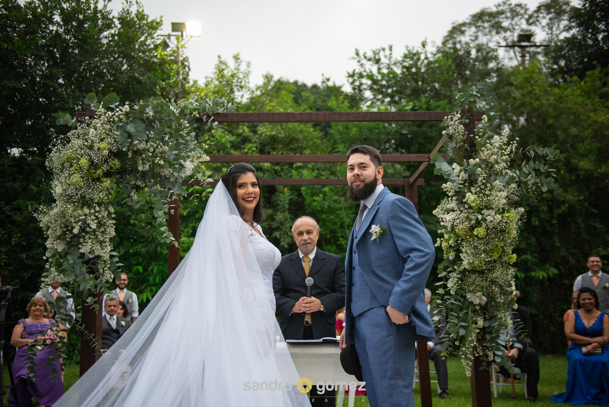 Casamento da Cintia Soares e do José Avelino realizado na casa de festas Solar de Gração - Niterói - RJ