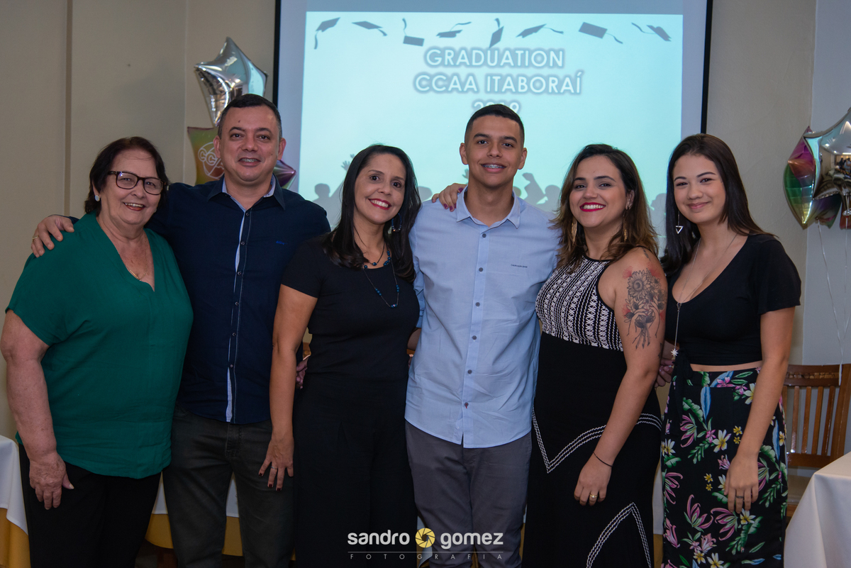 Formatura do Centro de Idiomas CCAA Itaboraí 2019 realizado na Vacaria Churrascaria - Itaboraí - RJ
