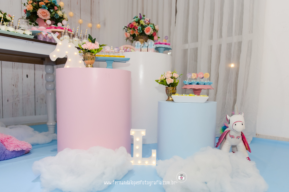 Festa do pijama em casa  no Rio de Janeiro com tema Unicornio