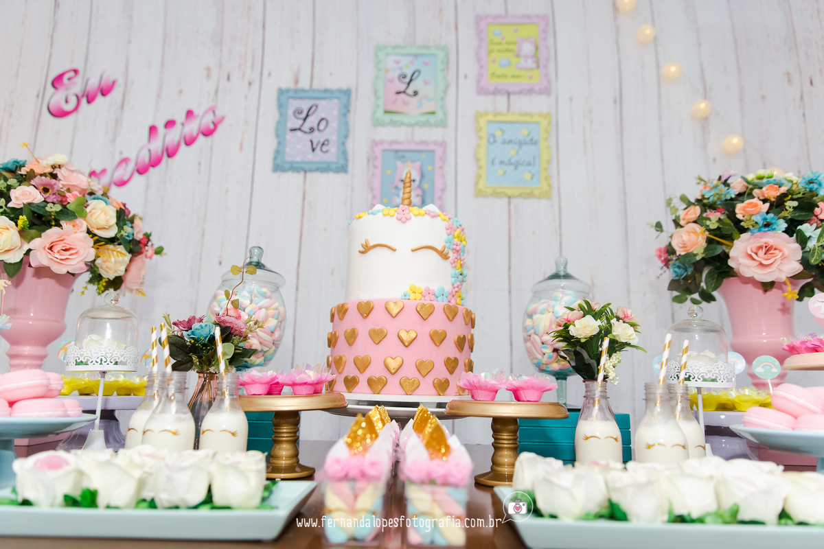 Festa do pijama em casa  no Rio de Janeiro com tema Unicornio