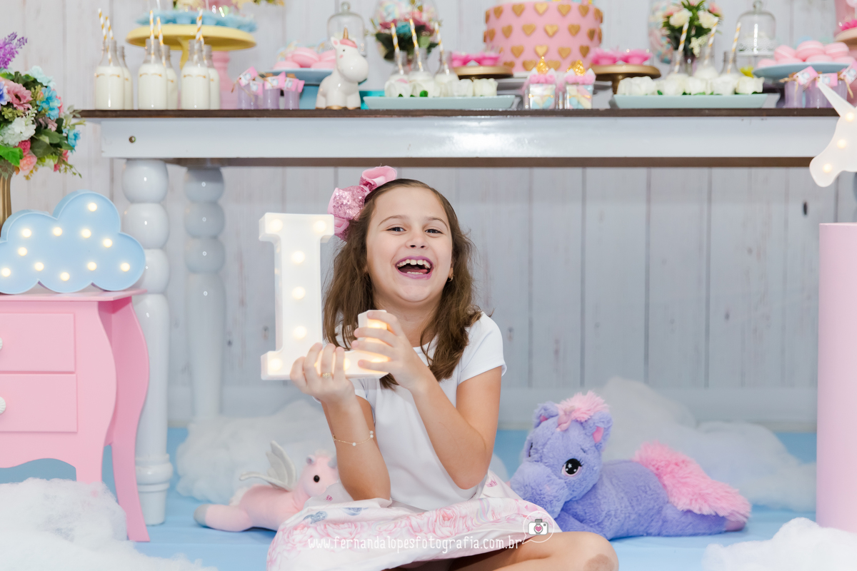 Festa do pijama em casa  no Rio de Janeiro com tema Unicornio