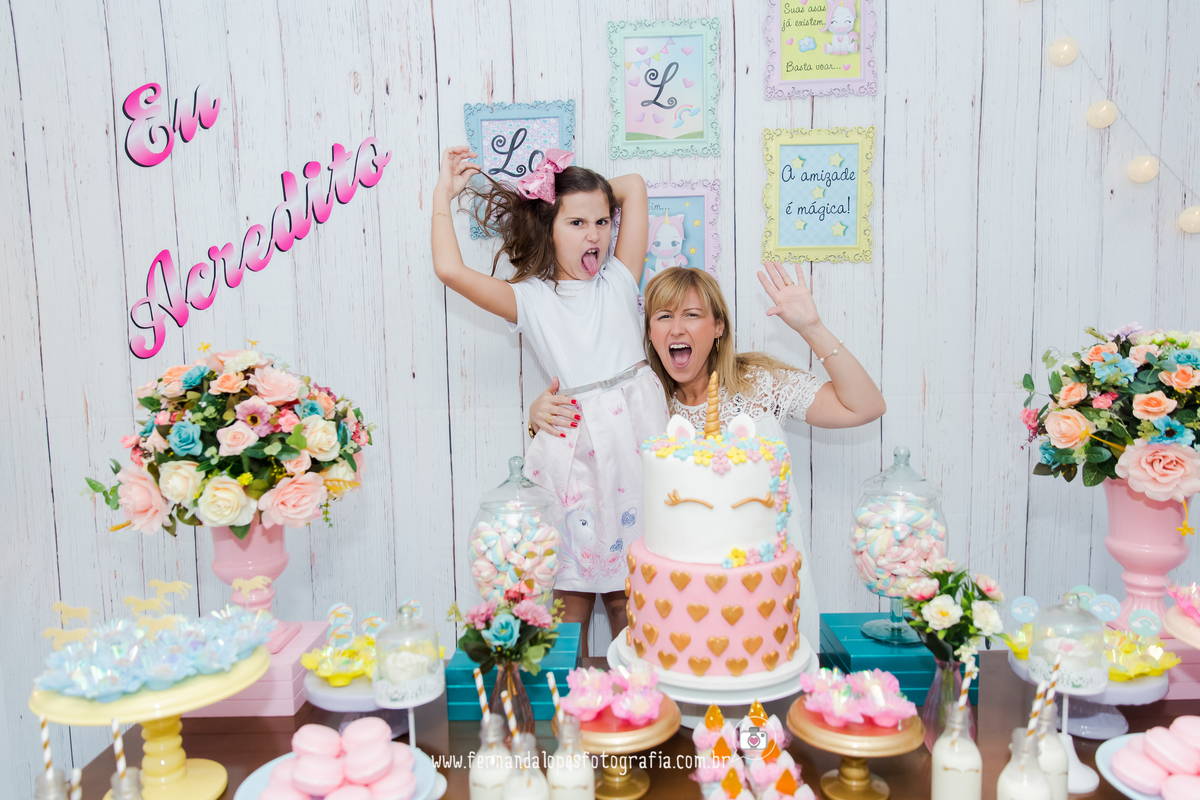 Festa do pijama em casa  no Rio de Janeiro com tema Unicornio