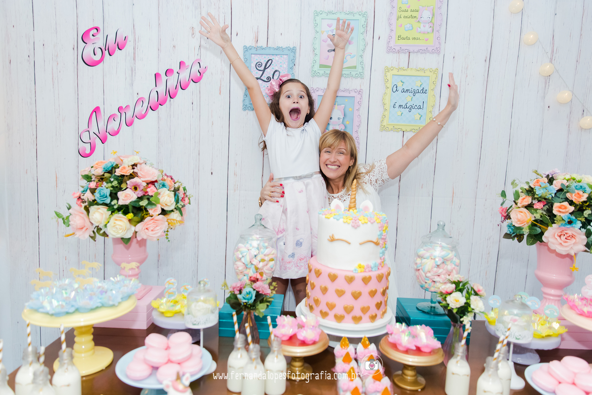 Festa do pijama em casa  no Rio de Janeiro com tema Unicornio