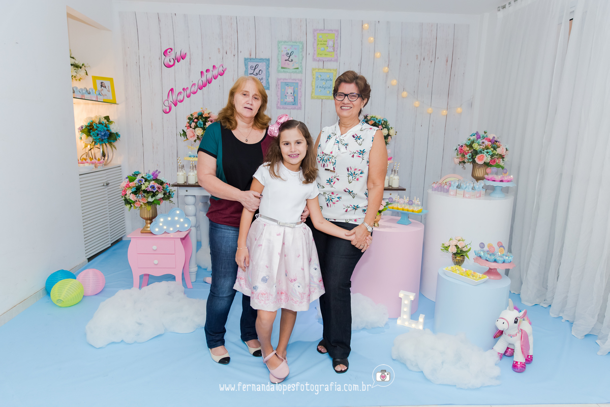 Festa do pijama em casa  no Rio de Janeiro com tema Unicornio