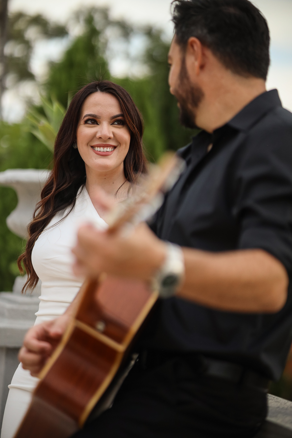 ensaio romântico ao ar livre