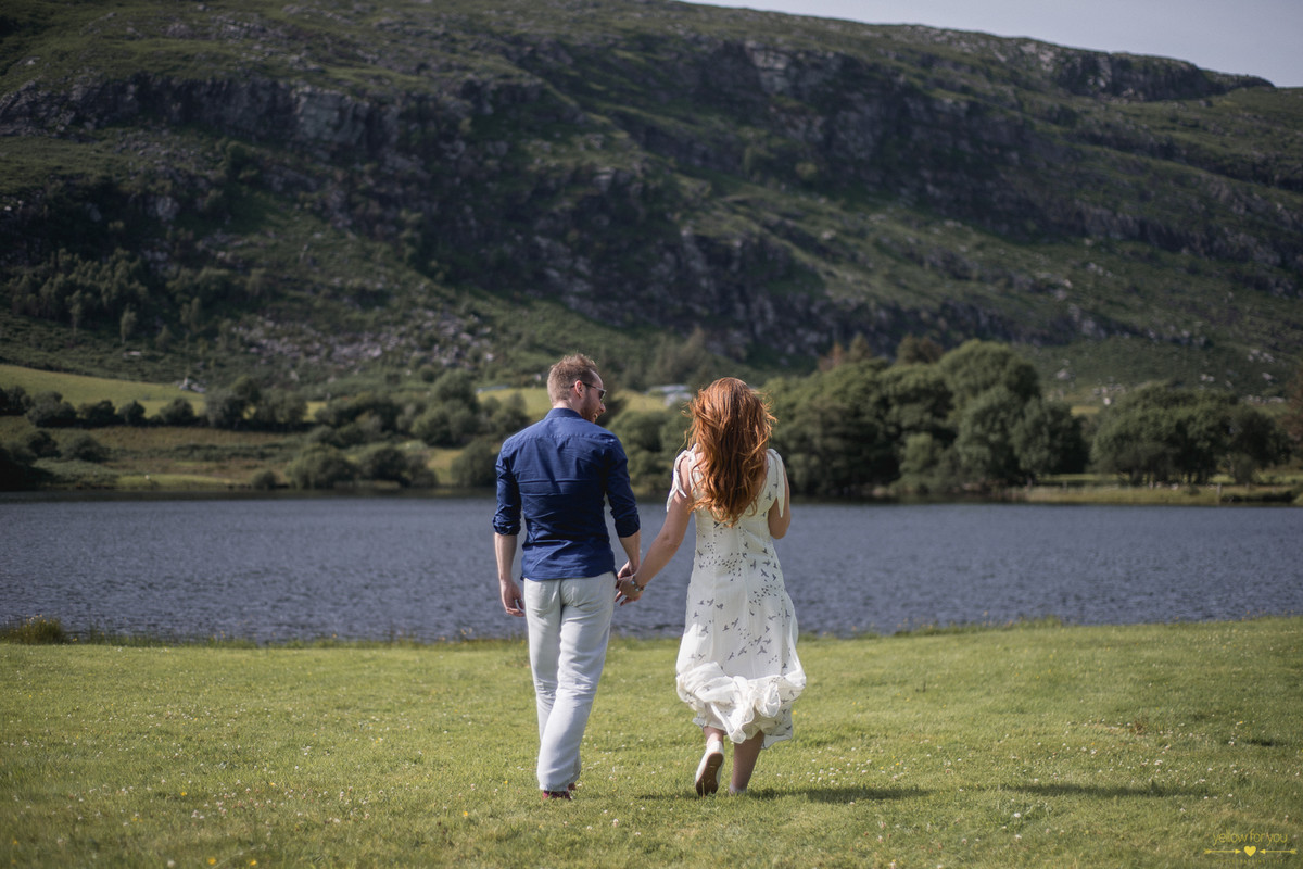 Engagement Session Photos. Gougane Barra  engagement photo shoot cork ireland
