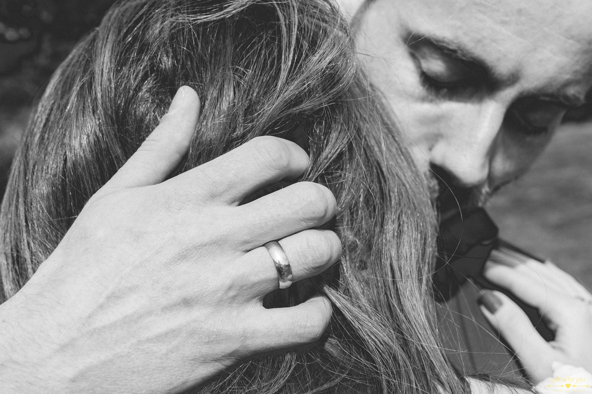 couple in gougane barra  engagement photo shoot cork ireland