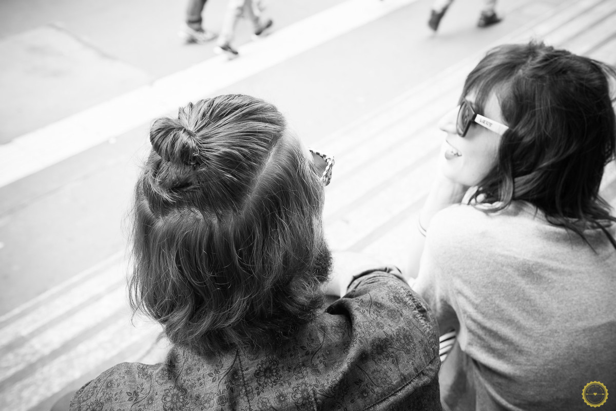 engagement photos street