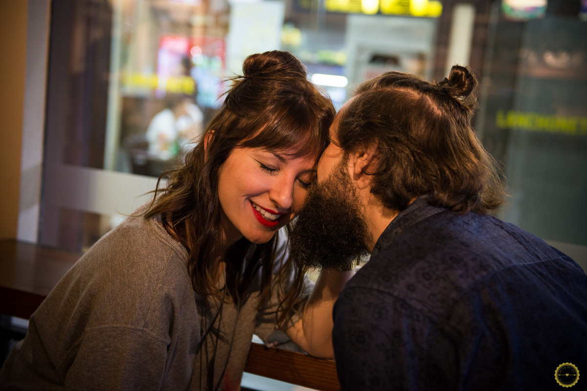 engagement coffee shop