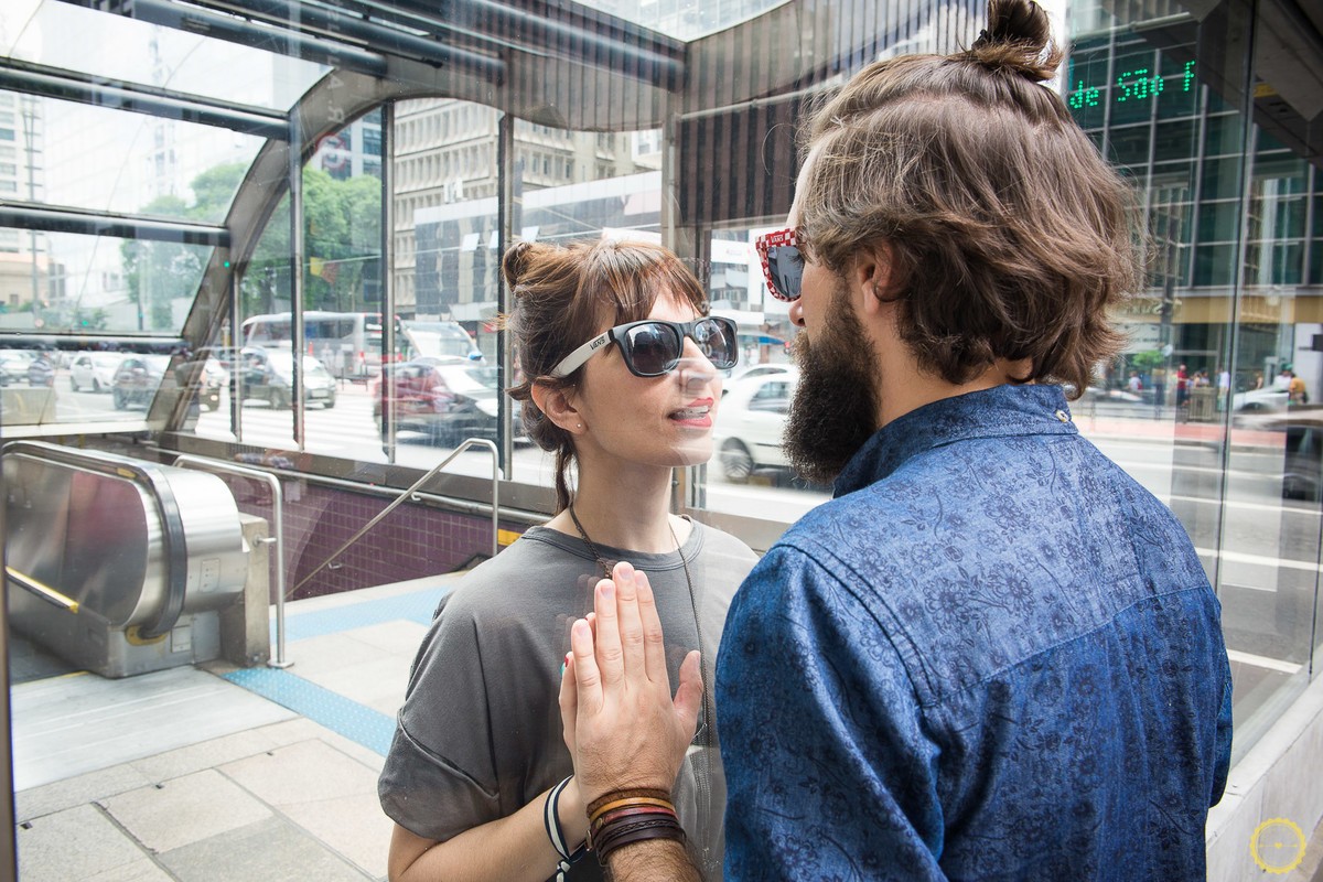 couple lovers city centre