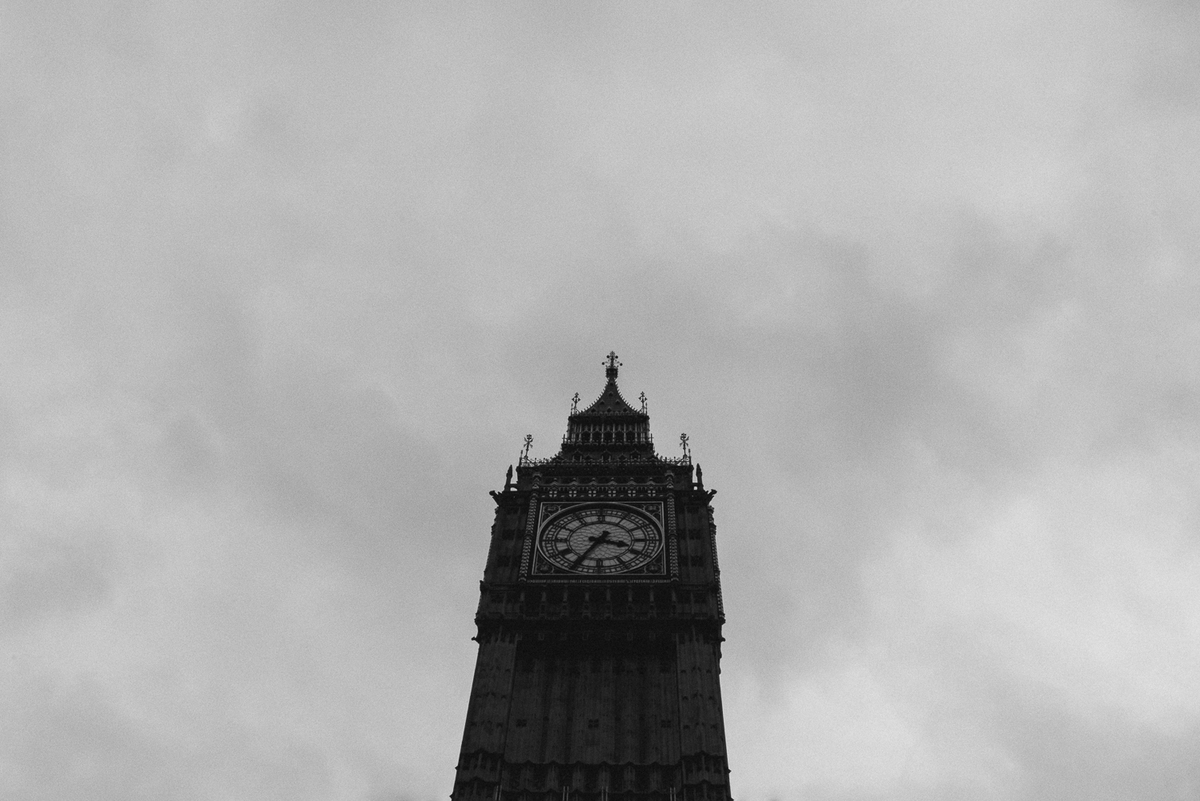 Big Ben London intimate creative wedding creative photography small wedding