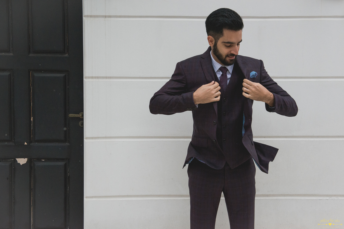 stylish groom