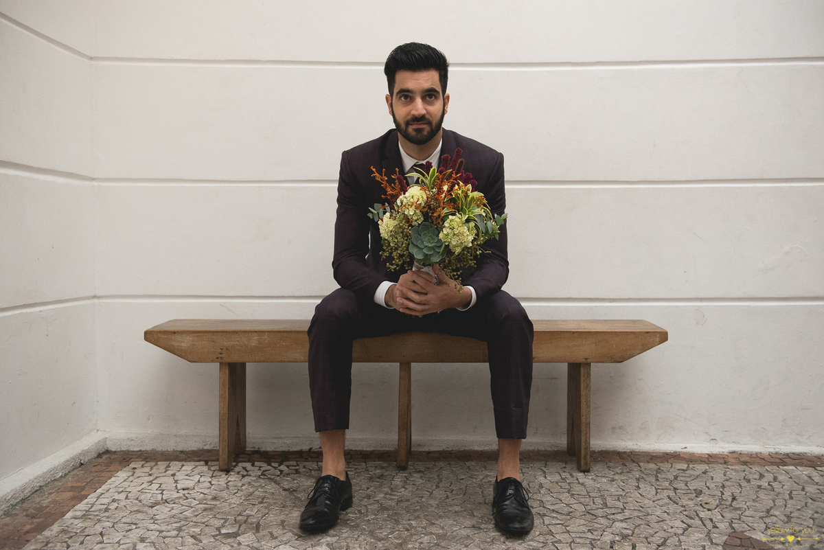 stylish groom